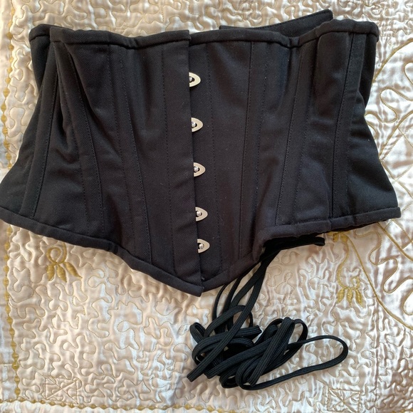 🚨SOLD🚨Cotton Hourglass Curve Waspie Underbust Corset : CS-201 - Picture 10 of 13